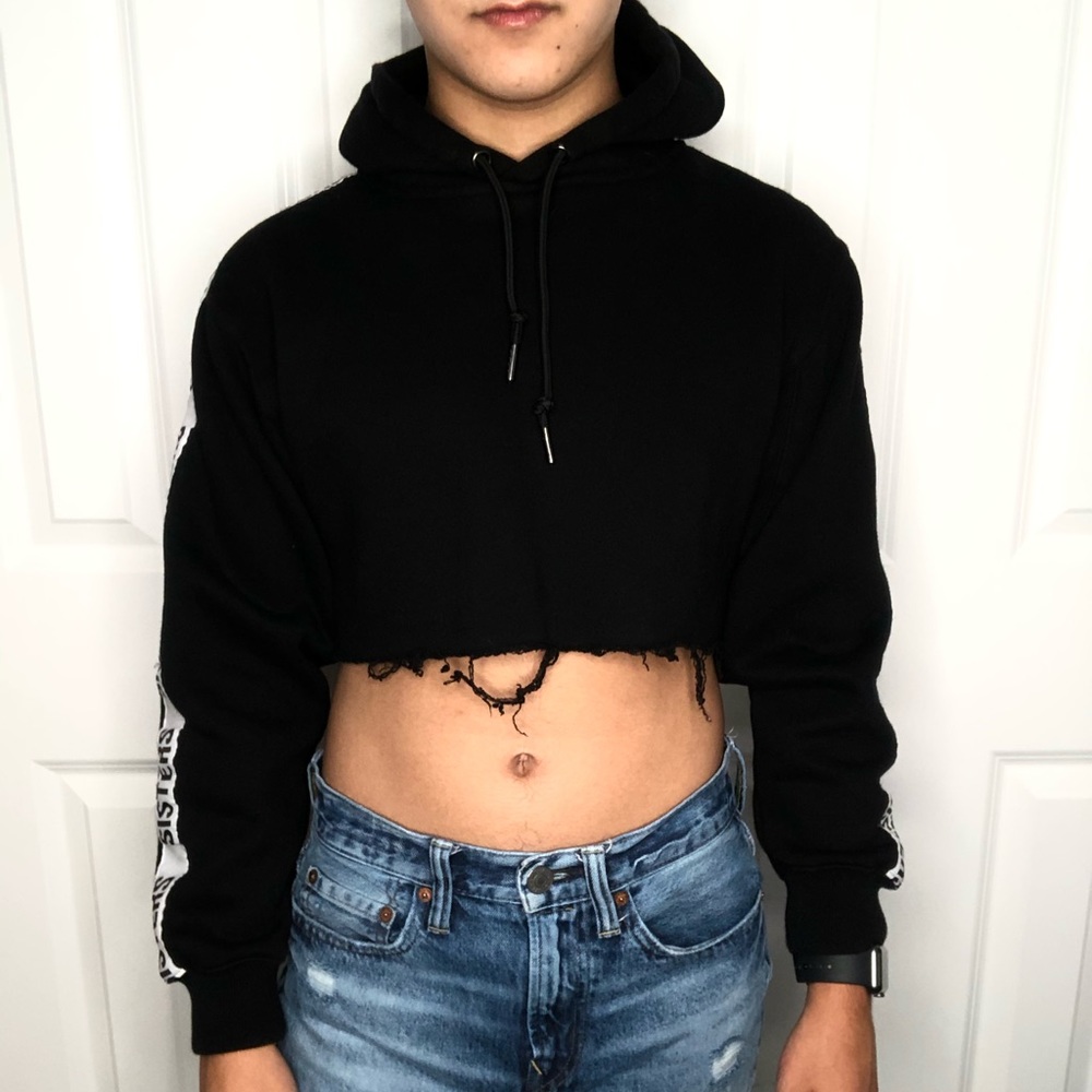 sister’s apparel downtown cropped hoodie